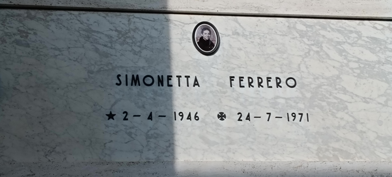 Tomba di Simonetta Ferrero Tomba di Simonetta Ferrero